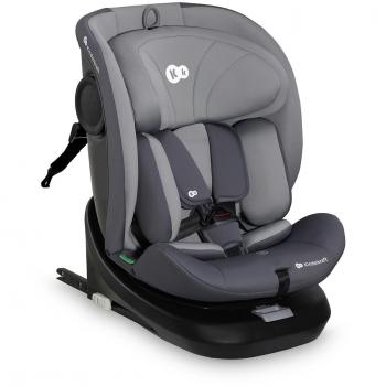 Kinderkraft I-GROW i-Size Car Seat Grey, 40-150 cm, up to 12 Years with 360º Spin Function