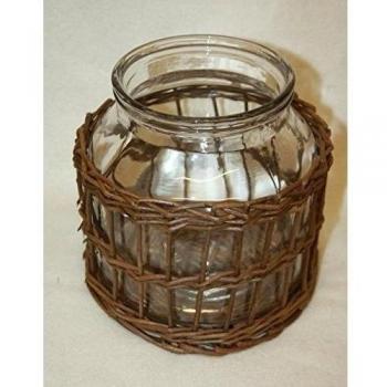 Cristal y Sauce Jar/Farol - Grande 17.5 x 17cms