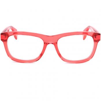 Montura de Gafas para Mujer Alyson Magee MURPHY 07 Rojas con lentes recetados, tamaño 53