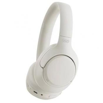 QCY H3 ANC Wireless Headphones - White, Hybrid Active Noise Cancellation, 60H Playtime, Hi-Res Audio