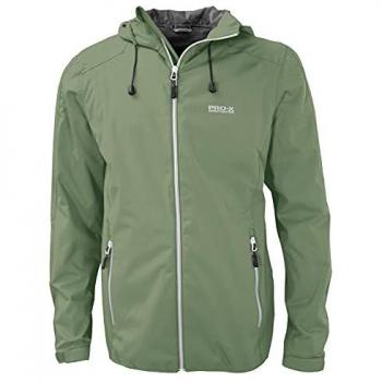 PRO-X ELEMENTS Men's Functional Rain Jacket Donovan Green Size S