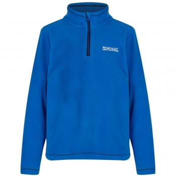 Regatta Hot Shot II Kids Half-Zip Fleece Sweater - Oxford Blue, Regular Fit (Ages 9-10)