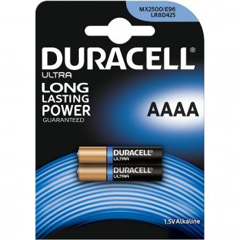 Duracell Pack DE 2 Pilas Ultra AAAA - 1.5V - ALCALINA AAAA