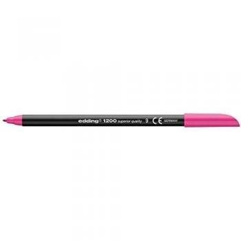 Edding - Rotulador punta fibra 1200 rosa n.9 -punta redonda 0.5 mm
