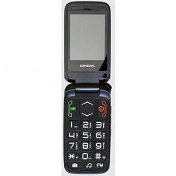 Teléfono Móvil Dual SIM Onda F10 Lino 2.4 Champagne con Tasti Grandi, SOS y Bluetooth