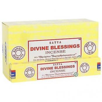 Varillas de Incienso Satya Bendiciones Divinas (Paquete de 120) Amarillo One Size
