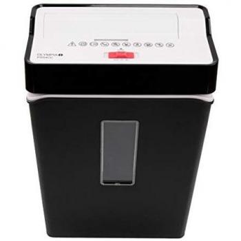 OLYMPIA PS54C SW - Destructora de papel, corte de partículas P-4, capacidad de 13 litros, color negro