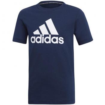 Adidas YB MH BOS T T-Shirt, Niños, Collegiate Navy/White, 1112
