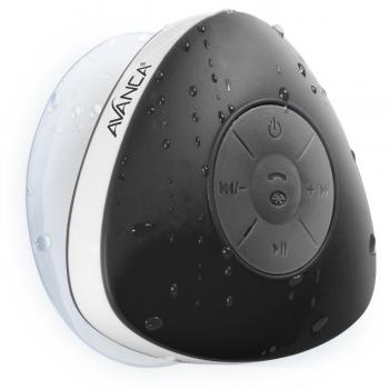 Avanca Agua altavoz Bluetooth resistente a la ducha - Negro
