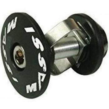 Massi Superlight 1-1/8 araña con tapon para direccion, Deportes y Aire Libre, Negro, 1-1/8''