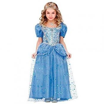 WIDMANN Sancto Blue Princess/Fairy 140cm