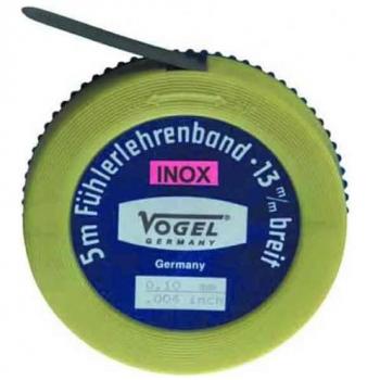 Rollo de 5 m de fleje calibrado inox (espesor 0,03 mm)