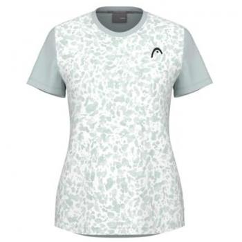 Camiseta de Tenis para Mujer Head Tie-Break II, Manga Corta, Print Vision/Infinity Blue