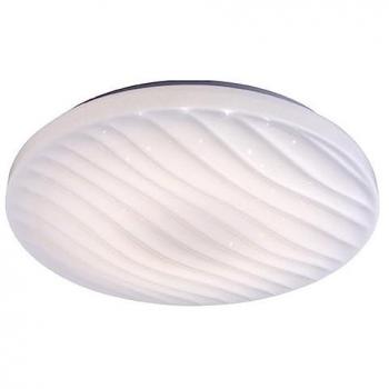 Plafón LED Regulable Silvy 72W, 4500lm, Efecto Estrellas, Mando a Distancia, IP20, Ø47cm, Fabricado en Aluminio y Acrílico