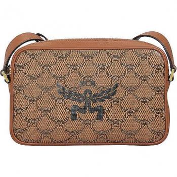 MCM Lauretos Mini Crossbody Bag in Cognac Brown for Women