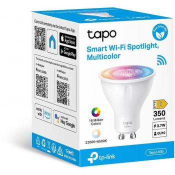 Bombilla inteligente WiFi TP-Link Tapo L630 GU10 RGBW multicolor 3,7 W