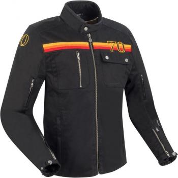 Chaqueta textil de moto Segura Mamba Negra
