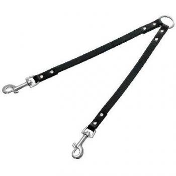 Karlie 02654 Rondo Parejas para Dos Perros, 12 mm x 30 cm, Negro