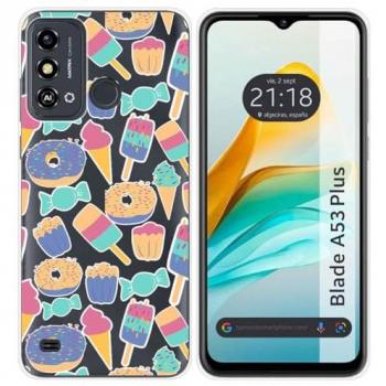Funda de Silicona para ZTE Blade A53 Plus con Diseño de Dulces 02