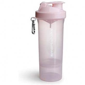 SmartShake Slim 500 ml Cotton Pink Sports Shaker with Container