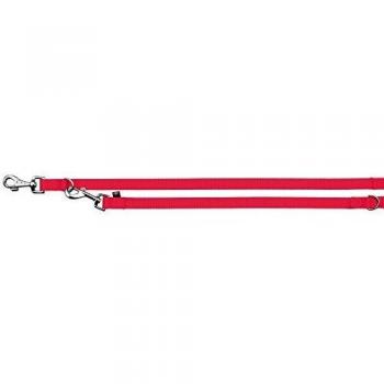 Trixie Classic - Correa para Perro Ajustable de Tres etapas, Talla X, Color Rojo