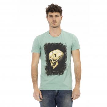 Trussardi Action Green Cotton T-Shirt - XL
