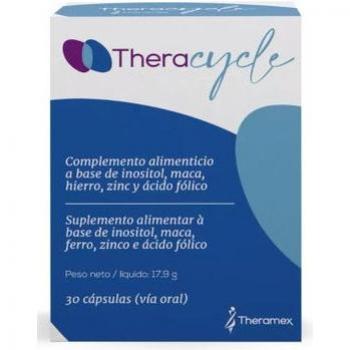 Theramex Theracycle 30 cápsulas - Suplemento para la salud femenina, equilibrio hormonal y bienestar menstrual