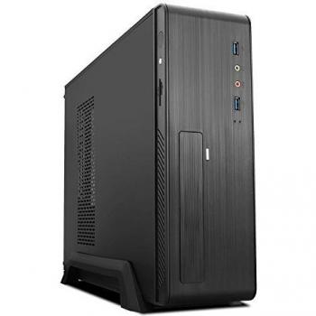 TooQ TQC-3006DU3C - Caja de ordenador, 2 x USB 3.0, 500 W, lector de tarjetas lateral, color negro