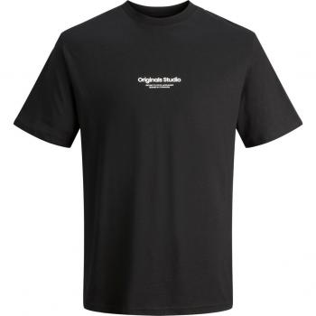 Camiseta Jack&Jones Junior Erbro negra manga corta infantil