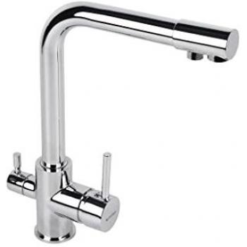 Grifo de Cocina Monomando 3 Vías Adaptables para Osmosis - Fabricado en Latón con Acabado Cromado