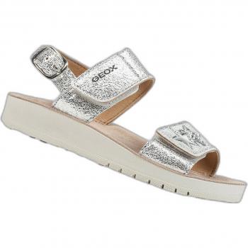 Sandalias planas para niña GEOX J SANDAL COSTAREI GIRL 29 Plata