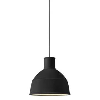 Lámpara Colgante Unfold Negra - Muuto - Diseño Moderno en Plástico Flexible - Ø32,5cm