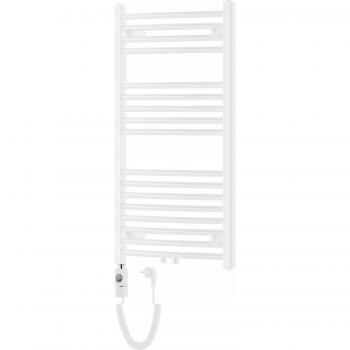Radiador secatoallas eléctrico 600W 90x50x5,5cm Blanco