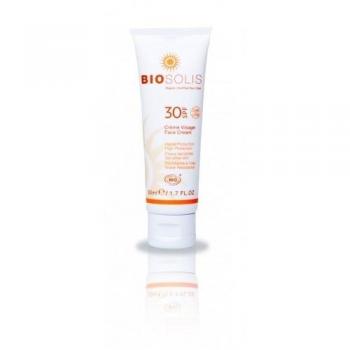 Bio Solis - Crema solar Facial SPF30 BioSolis, 50 ml