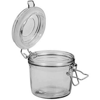 vidaXL - Juego de 6 tarros de Cristal con Cierre de Clip, 340 ml