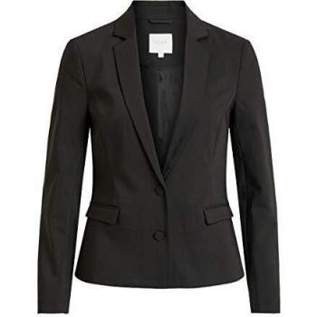 Vila NOS Jeans Peter Chaqueta de Traje, Negro