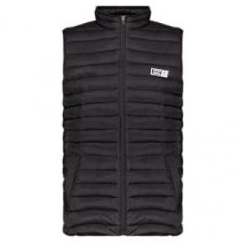 Deeluxe Marshy Men's Black Quilted Puffer Jacket