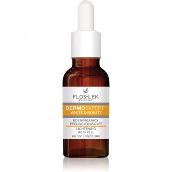 FlosLek DermoExpert Brightening Night Acid Peel for Pigment Spot Correction 30ml