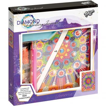 Diario Caleidoscopio Mandala con Diamantes 19x21