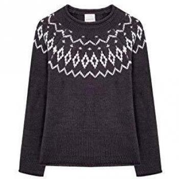 Gocco Jersey Greca, Gris (Gris Oscuro Melange Gk), 11-12 años para Niños