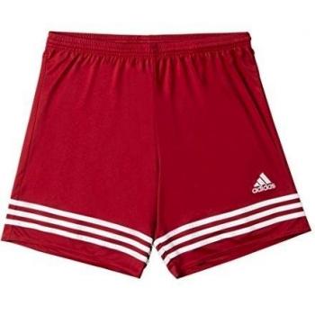 adidas Entrada 14 Sho - Pantalón corto para hombre, color rojo / blanco, talla 152