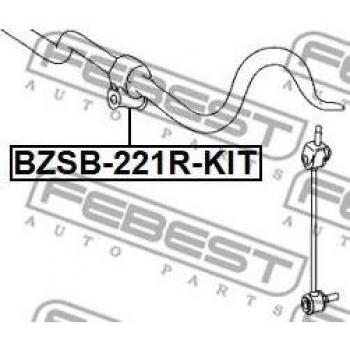 FEBEST Kit de Silentblock para Barra Estabilizadora BZSB-221R-KIT
