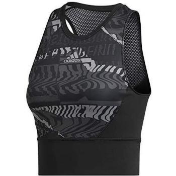adidas Otr Crop Top Sin Mangas, Mujer, Negro/Gritre/Grisei, S