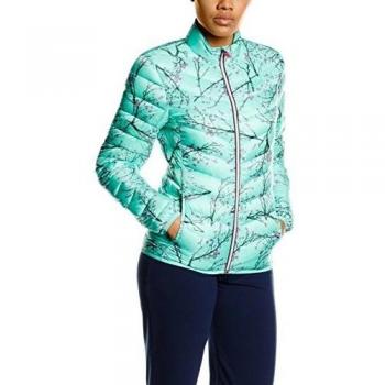 Odlo Air Cocoon - Chaqueta térmica con plumas para mujer, Otoño-invierno, mujer, color cockatoo/allover print, tamaño L