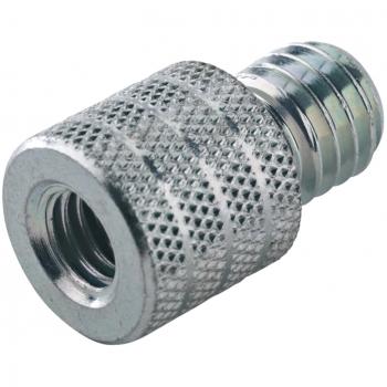 Adaptador de Rosca K&M 219 de Acero Niquelado para Micrófono