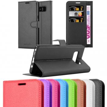 Funda Libro para Samsung Galaxy NOTE 8 en NEGRO FANTASMA