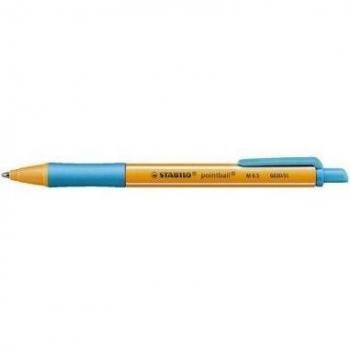 Bolígrafo retráctil STABILO Pointball 0,5 mm color turquesa - Modelo 72022-6030/51