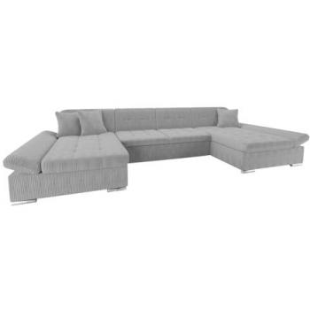 Sofá rinconero Comfivo 155 con función de descanso y caja de ropa de cama, dimensiones 360x160x75cm