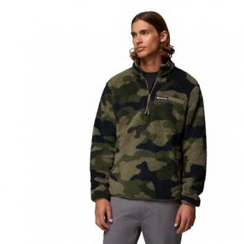 Forro Polar Columbia Rugged Ridge™ High Pile Media Cremallera Verde Camuflaje XXL