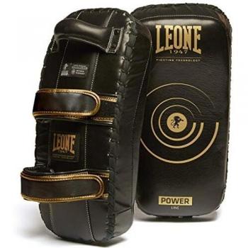 Leone1947 Power Line Combat Pads - Black and Gold, Unisex, GM420